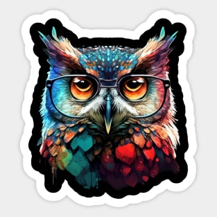 Owl's wisdom Sticker